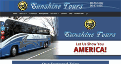Desktop Screenshot of gosunshinetours.com